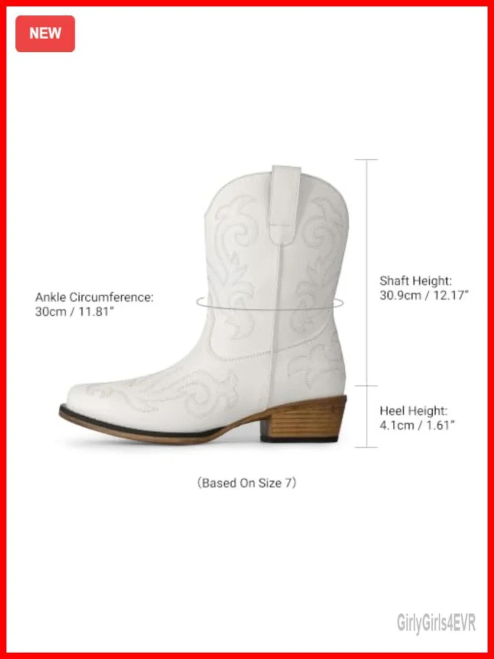 Western Ankle Boots with Embroidery and Cuban Heel